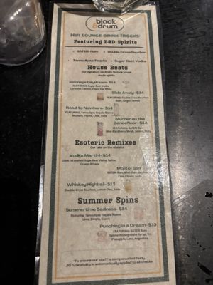 Menu photo 1 Block & Drum Atlanta, GA Menu photo 1 Block & Drum Atlanta, GA