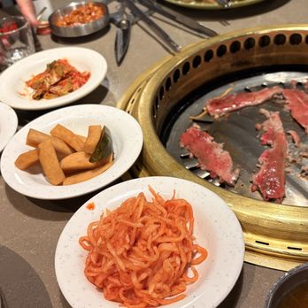 Magnificent Garden - side dish and meat on the grill were spoiled - Korean Near Me - Boise, Idaho Magnificent Garden - side dish and meat on the grill were spoiled - Korean Near Me - Boise, Idaho