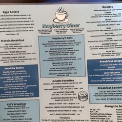 Mayberry Diner - Menu