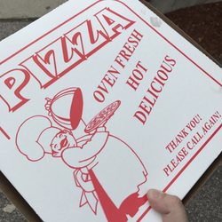 Pini's Pizzeria - Takeout box.
