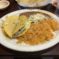 #10-2 tacos, beans, and rice