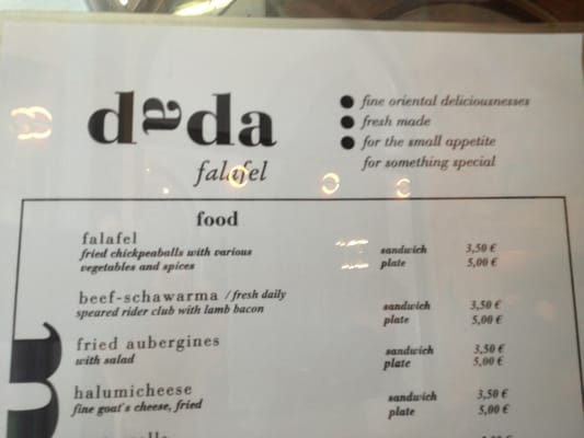 Menu photo 5 Dada Falafel Berlin, BE Menu photo 5 Dada Falafel Berlin, BE