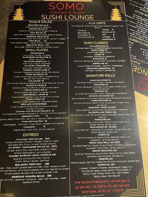Menu photo 4 Somo Kitchen and Sushi Providence, RI Menu photo 4 Somo Kitchen and Sushi Providence, RI