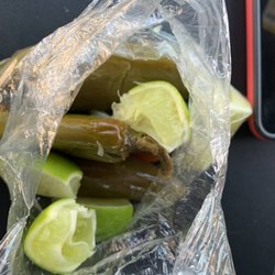 M&D's Taco Truck - Side of jalapenos and limes
