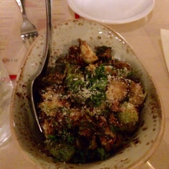 The Peached Tortilla - Brussel sprouts with bacon jam & Parmesan cheese! - Asian Fusion Near Me - Austin, Texas The Peached Tortilla - Brussel sprouts with bacon jam & Parmesan cheese! - Asian Fusion Near Me - Austin, Texas
