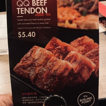 Boiling Point - New menu item! - Taiwanese Near Me - Irvine, California