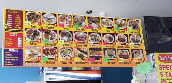 Menu photo 2 Omar's Taqueria Lynnwood, WA