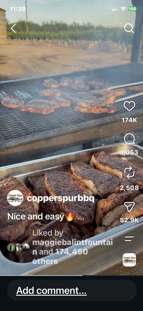 Copper Spur Bar-B-Que Logo