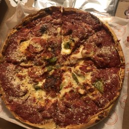 a deep dish pizza a deep dish pizza