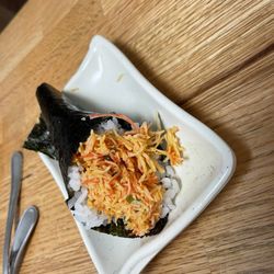 Happy Sushi - Spicy Crab Hand Roll