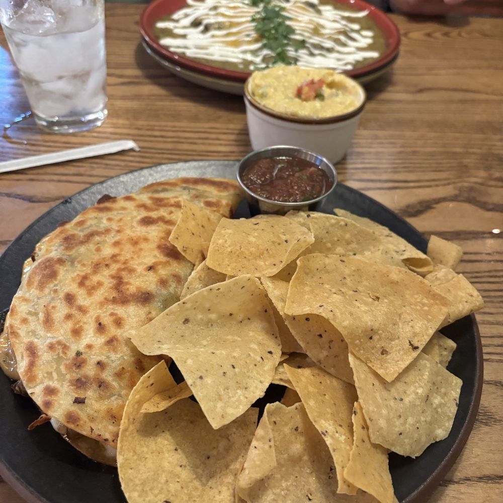 Cafe Homestead - Quesadilla burger and brisket green sauce enchiladas - American Near Me - Waco, Texas Cafe Homestead - Quesadilla burger and brisket green sauce enchiladas - American Near Me - Waco, Texas