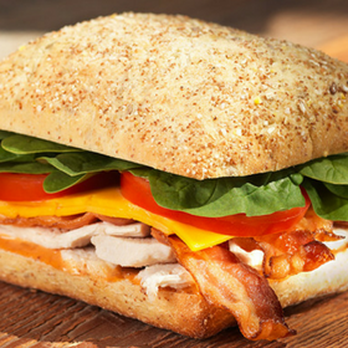 Tim Hortons - a sandwich on a cutting board - Cafes Near Me - Hamilton, Ontario
