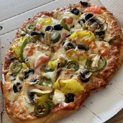 Pow Wow Grounds Coffee - best fry bread veggie pizza ever