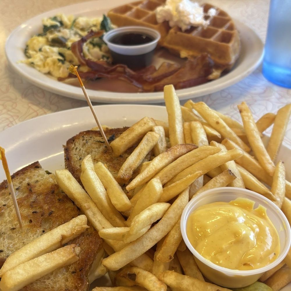 Chase's Diner - Tuna melt & Waffle combo - Diners Near Me - Chandler, Arizona Chase's Diner - Tuna melt & Waffle combo - Diners Near Me - Chandler, Arizona