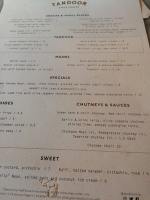Menu photo 3 Tandoor Chop House London, XGL