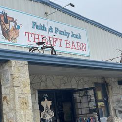 Faith & Funky Junk - Entrance and Sign