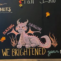 The cutiest patootie lil drawing for the new menu!