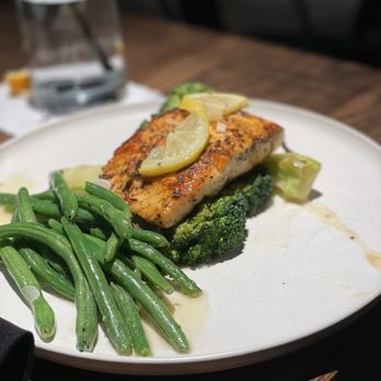 Zeke's Kitchen & Bar - Pan seared salmon - New American Near Me - Smyrna, Georgia