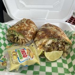 Taco Nganas - Asada burrito