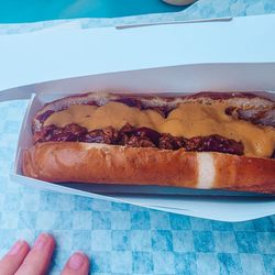 Chili cheese dog