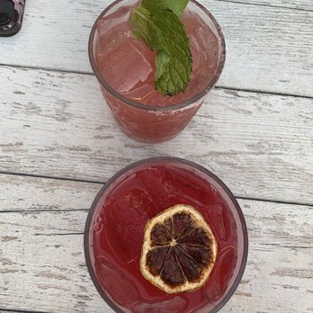 Round Corner Cantina - Rosalina (red looking drink) - Mexican Near Me - Pittsburgh, Pennsylvania