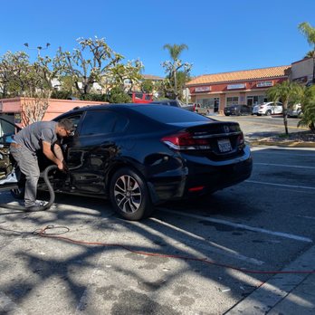 Professional Auto Glass - Getting my driver side window replaced - Auto Glass Services Near Me - Walnut, California