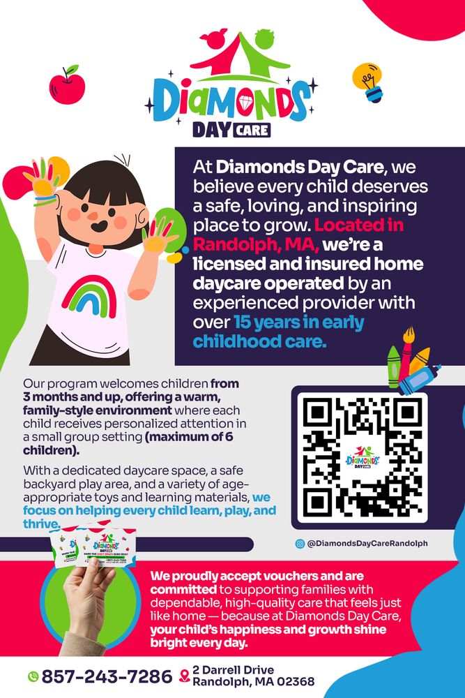 Diamonds Day Care - childcare center in Randolph, MA