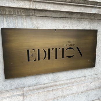 The London EDITION - Hotels Near Me - London, XGL