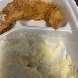 Right Way Food Store - Fish and grits.
