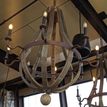 Hinterland Brewery - Upstairs chandelier - New American Near Me - Green Bay, Wisconsin