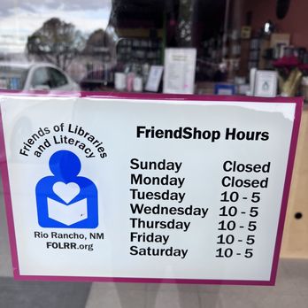FriendShop - Open hour - Used Bookstore Near Me - Rio Rancho, New Mexico FriendShop - Open hour - Used Bookstore Near Me - Rio Rancho, New Mexico