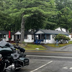Weirs Beach Motel & Cottages - From our room across the street.