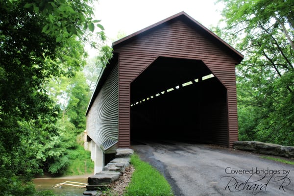 Meems Bottom Covered Bridge by null