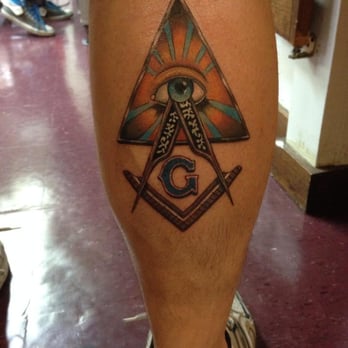 Wolf's Fine Line Tattoos - Freemason Masonic tattoo. The artist was Chuy. Great job. - Tattoo Near Me - Joliet, Illinois Wolf's Fine Line Tattoos - Freemason Masonic tattoo. The artist was Chuy. Great job. - Tattoo Near Me - Joliet, Illinois