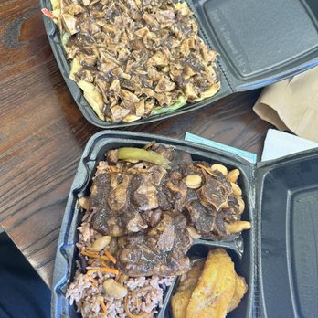 Gud Food Kitchen - Rasta Pasta and Oxtail platter - Caribbean Near Me - Houston, Texas Gud Food Kitchen - Rasta Pasta and Oxtail platter - Caribbean Near Me - Houston, Texas