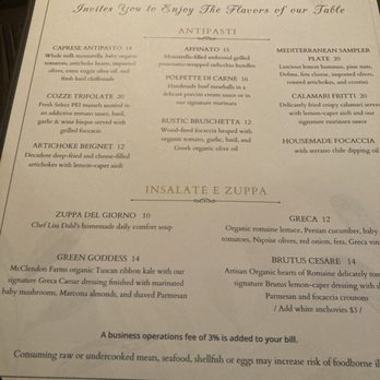 Cucina Rustica - Menu - Italian Near Me - Sedona, Arizona