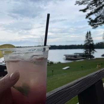 Kickback Grill - Berry mojito with a view! - New American Near Me - Eagle River, Wisconsin