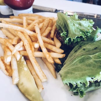 The Abbey - Beach sliders lettuce wrapped with fries. - Gastropubs Near Me - Seal Beach, California The Abbey - Beach sliders lettuce wrapped with fries. - Gastropubs Near Me - Seal Beach, California