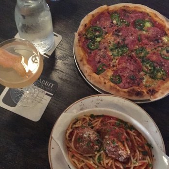 Red Rabbit Minneapolis - Spaghetti and Meatballs, the Spicy Salami pizza, and the San Jorge cocktail - Italian Near Me - Minneapolis, Minnesota Red Rabbit Minneapolis - Spaghetti and Meatballs, the Spicy Salami pizza, and the San Jorge cocktail - Italian Near Me - Minneapolis, Minnesota