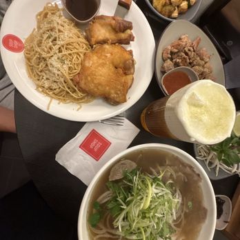 Soup Shop - Crispy Chicken with Garlic Noodles, Combination Pho, and Popcorn Chicken - Vietnamese Near Me - Costa Mesa, California Soup Shop - Crispy Chicken with Garlic Noodles, Combination Pho, and Popcorn Chicken - Vietnamese Near Me - Costa Mesa, California