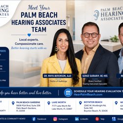 Palm Beach Hearing Associates | Wellington - Meet the Palm Beach Hearing Associates team. We provide personalized hearing evaluations, hearing technology and ongoing hearing care.