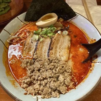Great Tiger Ramen - Red Tiger Ramen! Excellent! Spicy! - Ramen Near Me - Long Beach, California