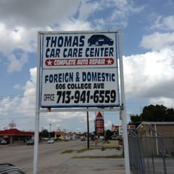 Thomas Car Care Center - Best automotive service in  south Houston with affordable price and honest work.