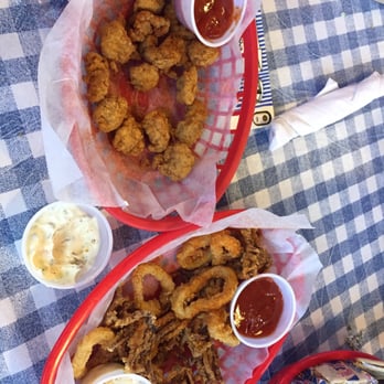 Captain Benny's Seafood - Alligator and calamari appetizers. - Seafood Near Me - Austin, Texas