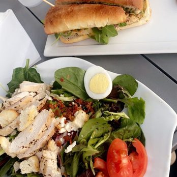 Top Deck Bar - Cobb salad and the roasted chicken sandwich - New American Near Me - Savannah, Georgia Top Deck Bar - Cobb salad and the roasted chicken sandwich - New American Near Me - Savannah, Georgia