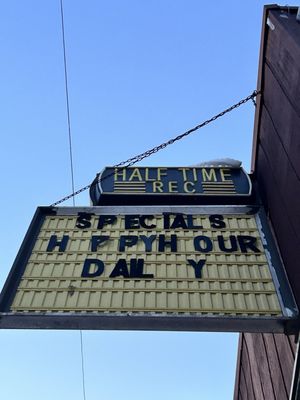 Half Time Rec by null