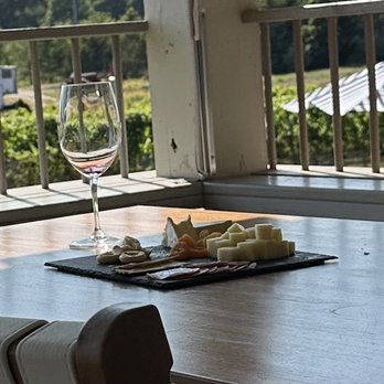 Ev&Em Vineyards - Nearby table charcuterie board - Wine Tasting Room Near Me - Laurel, New York