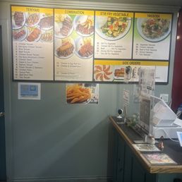 The menu