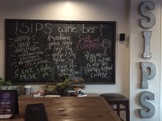 Menu photo 1 Sips Wine Bar Safety Harbor, FL Menu photo 1 Sips Wine Bar Safety Harbor, FL
