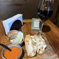 Desarmadero - Baked oxtail empanadas.